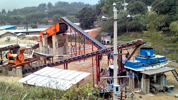 Sand manufacturing process